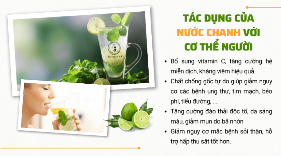 Cách uống nước chanh giảm cân