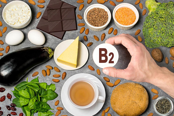 Da sạm đen thiếu Vitamin B2