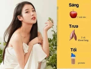 Giảm cân thần tốc IU ngày 2