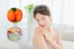 Dầu gấc lòng trắng trứng gà trị nám